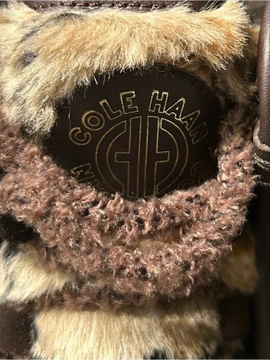 Cole Haan Summit Chukka Boots Shearling Lined Brown Women’s 6 NWOT - Picture 13 of 13